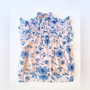 VICI Paisley Ruffle Chiffon Blouse Pink
Blue Medium